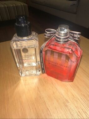 Victoria's Secret Bombshell Duo - Clear & Red Bottles